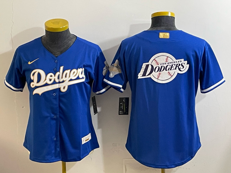 women Los Angeles Dodgers blank blue Game 2026 Nike MLB Jersey 0414002